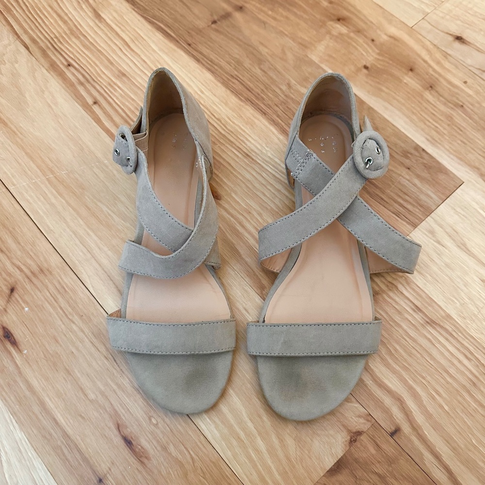 a new day Suede Strappy Flats